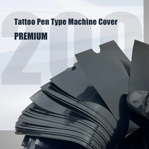 Miniatura 6 de EZ - Fundas para máquina de tatuaje, 200 unidades (2 x 6.6 pulgadas) desechables para bolígrafo de tatuaje, bolsas para máquina de cartucho, fundas