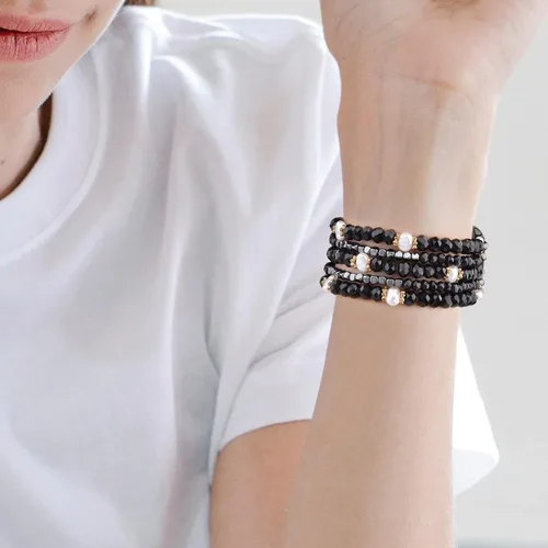 Miniatura 6 de MOFREE Pulsera de cuentas compatible con Apple Watch Band de 1.496 pulgadas, 1.575 pulgadas, 1.614 pulgadas, 1.654 pulgadas, 1.732 pulgadas, 1.772