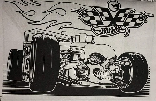 Miniatura 3 de Hot Wheels Libro de actividades y colores Jumbo Go for it