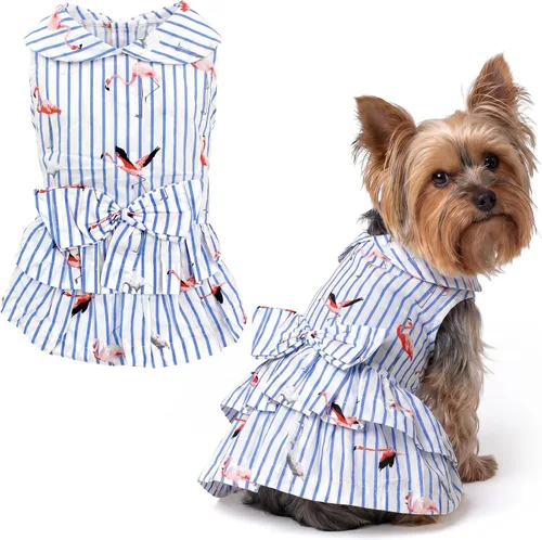 Miniatura 89 de Parisian Pet Chambray - Vestido para perro - Ligero sin mangas para perro, niña, talla XS Chambray en general
