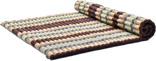 Miniatura 24 de Leewadee - Colchón plegable - Futón japonés enrollable -Alfombra de tatami triple pliegue - Cama de piso para invitados - Colchón de camping