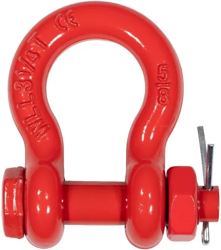 Miniatura 29 de Mytee Products - Grillete de anclaje forjado de 5/8" de acero al carbono con tornillo de aleación, 3.25 toneladas (6,500 libras) de capacidad de 20