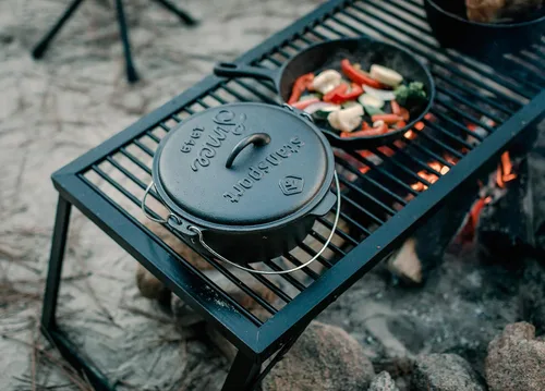 Miniatura 5 de Stansport Parrilla de Campamento Portátil de Acero con Revestimiento en Polvo