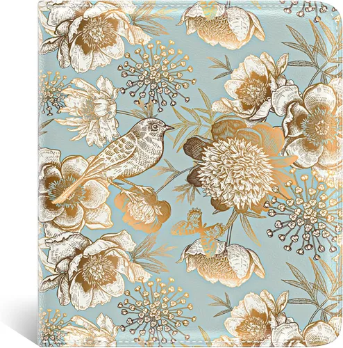Miniatura 22 de Nipichsha Cartera para mujer, billetera pequeña y delgada con bloqueo RFID para tarjetas de crédito, cartera de cuero compacta de dos pliegues
