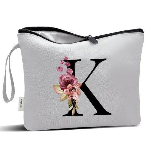 Miniatura 245 de Vavabox A-Z Bolsa de Maquillaje Personalizada, Regalos de Cumpleaños para Mujeres y Mamá, Regalos para la Mejor Amiga, Bolsa de Cosméticos