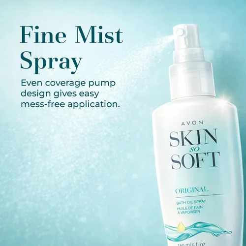 Miniatura 11 de AVON Skin So Soft - Spray de aceite de baño original con bomba, 5 onzas líquidas