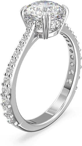 Miniatura 2 de SWAROVSKI Constella Ring Set Collection Clear Crystals Rhodium Tone Finish