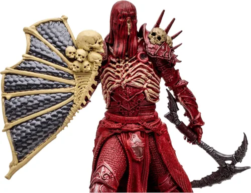 Miniatura 4 de McFarlane Toys - Diablo IV Rend Bárbaro y Nigromante de Sangre Paquete de 2 Figuras Posadas con Etiqueta de Oro 1:12 Escala 1:12, Etiqueta Dorada