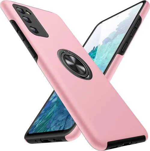 Miniatura 8 de JAME Funda para Samsung Galaxy S20 FE, funda Samsung S20 FE 5G con soporte giratorio, resistente a prueba de golpes, funda delgada para Galaxy S20