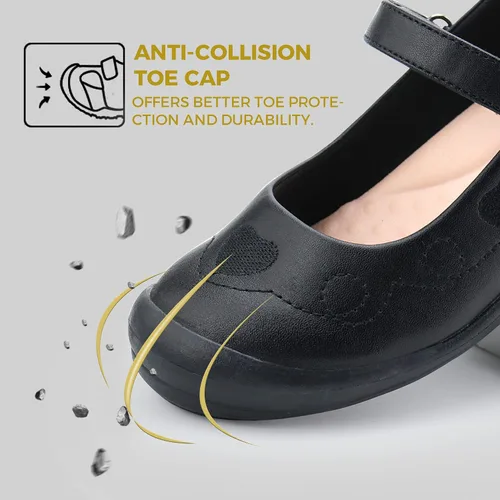 Miniatura 2 de firelli Zapatos de uniforme escolar Mary Jane para niña, zapatos de vestir cómodos para niñas