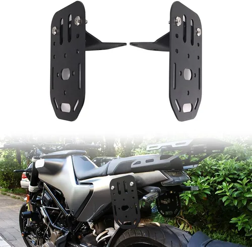 Portaequipajes REARACE, portaequipajes laterales compatibles con Husqvarna Vitpilen/Svartpilen 401 20-23, Vitpilen/Svartpilen 250 20-23, Svartpilen