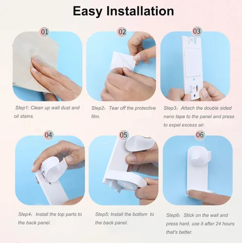 Miniatura 2 de Porta cepillos de dientes eléctricos para baño, organizador de cepillos de dientes eléctricos, almacenamiento de cepillos de dientes para baño