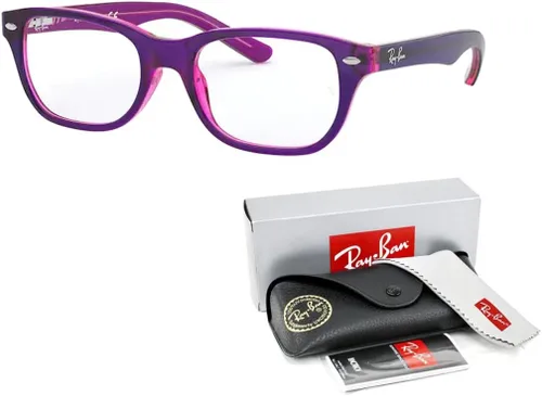 Miniatura 3 de Ray-Ban Junior RY1555 - Lentes graduados cuadrados para niños y niñas + paquete con kit de diseño iWear