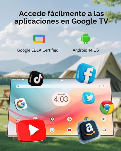 Miniatura 3 de KTC MEGAPAD - Tableta de TV portátil de 25 pulgadas, monitor de pantalla táctil inteligente 1080P, Android 14, certificado EDLA, almacenamiento 8G +