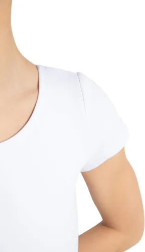 Miniatura 6 de Capezio Leotardo de manga corta para niñas - Chicas Blanco