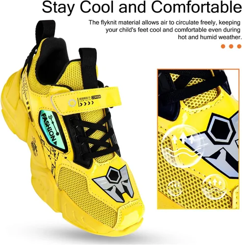 Miniatura 4 de Zapatos deportivos para niños y niños, zapatos casuales de malla, tendencia transpirable, moda para niños, zapatos de baloncesto deportivos