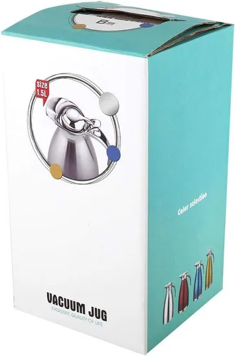 Miniatura 6 de Jarra térmica aislada para café – Olla caliente de acero inoxidable sellada al vacío de doble pared para café, té y bebidas calientes, apta