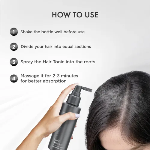 Miniatura 5 de MOEHAIR Tónico capilar Mejora la salud del cuero cabelludo y el cabello Estimula los folículos Tónico voluminizador Infundido con aceite