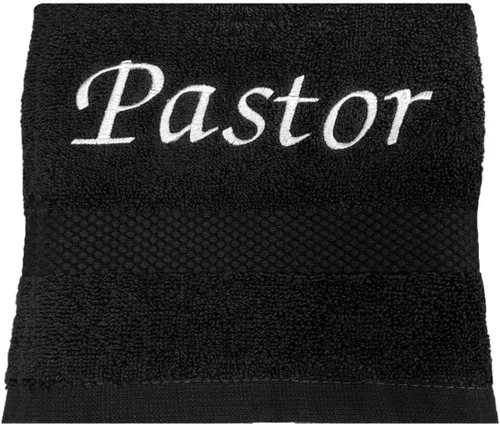 Miniatura 7 de Liberty21 Pastor bordado, toalla del clero. 13 x 13 pulgadas. Regalos de agradecimiento para pastores para hombres y mujeres. Fe cristiana. Regalos