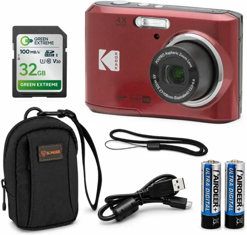 Miniatura 10 de KODAK PIXPRO FZ45-BK - Cámara digital de 16 MP con zoom óptico 4X, gran angular de 27 mm, video Full HD 1080P, pantalla LCD de 2.7" para vlogging