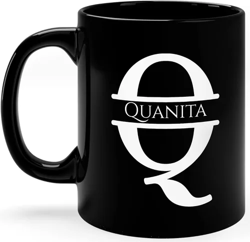 Miniatura 31 de Taza de café personalizada con monograma, letra inicial A personalizada para mujeres, hombres, niñas, niños, papás, mamás amigos, taza de café