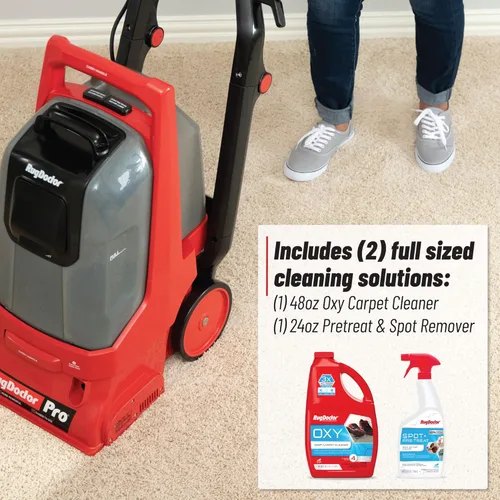 Miniatura 9 de Rug Doctor Pro Deep Commercial Máquina de Limpieza de Alfombras, Paquete Oxy, Incluye Solución de Limpieza Oxy de 48 oz. y Limpiador Profesional Oxy
