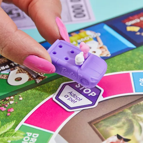 Miniatura 5 de Hasbro Games The Game of Life: Barbie Edition Juego de mesa A partir de 8 años 2 a 4 jugadores Divertidos juegos familiares para niños