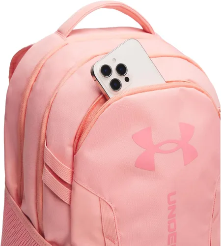 Miniatura 31 de Under Armour Mochila Hustle 6.0 unisex para adultos (002) Negro / Negro / Blanco