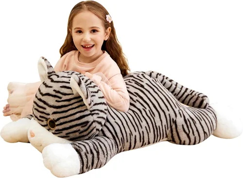 Miniatura 21 de IKASA Juguete de peluche de cerdo gigante, juguetes grandes de 30 pulgadas, regalos para niños, niñas, niños, novia y niños