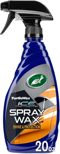 Turtle Wax T-477R ICE Cera en Spray, Acabado de Cera de Brillo Supremo, Para Uso en Pintura de Automóviles, Molduras y Plásticos, Segura para