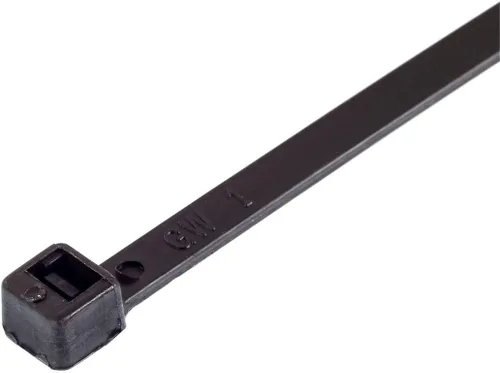 Miniatura 2 de GTSE - Paquete de 100 bridas de 4 pulgadas, color negro, con una resistencia de 18 libras, bridas de nailon pequeñas resistentes a los rayos UV