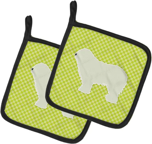 Miniatura 440 de Caroline's Treasures BB3567PTHD - Juego de soportes para ollas de cocina resistentes al calor, almohadillas calientes para cocinar, hornear, Copo
