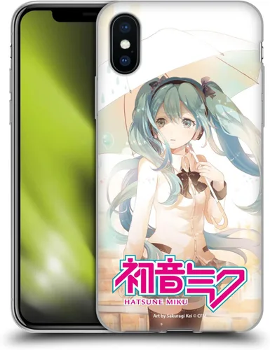 Miniatura 11 de Head Case Designs Licencia Oficial Hatsune Miku Gráficos Lindos Carcasa de Gel [Protección de Grado Militar] Compatible con Apple iPhone 7