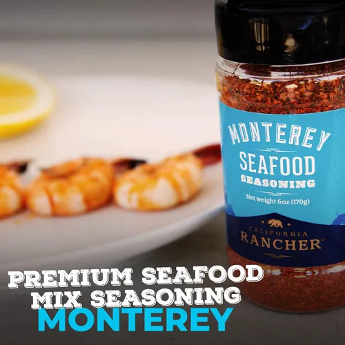 Miniatura 4 de California Rancher Condimento para mariscos, 6 onzas Mezcla de sal de pimienta y eneldo de limón, textura gruesa, sin gluten, sin MSG Para