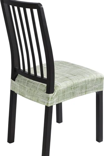 Miniatura 15 de SearchI Juego de 6 Fundas de Asiento para Sillas de Comedor Elásticas, Fundas de Asiento Suave Extraíbles y Lavables para Sillas de Comedor, Flor