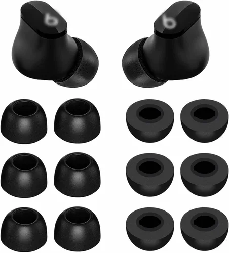 Miniatura 11 de Espuma de memoria de repuesto de tamaño pequeño compatible con Beats Fit Pro/Studio Buds + puntas para oídos, cancelación de ruido, se ajusta