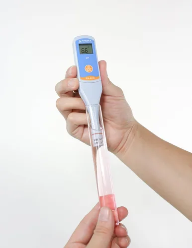 Miniatura 2 de SX610 Probador tipo pluma impermeable de pH, ±0.1 pH de precisión, 0-14.0 pH de rango, apto para pruebas d tubo de ensayo, probeta de reemplazo.