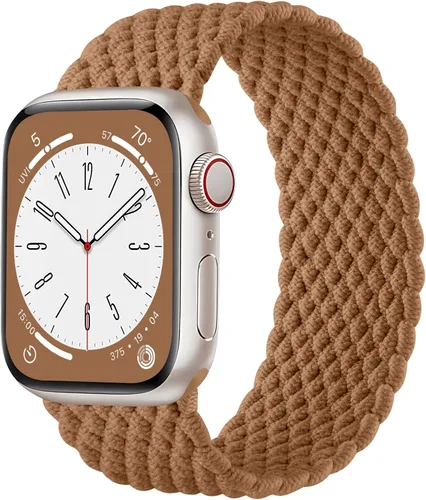 Miniatura 23 de Zedoli Correas trenzadas Solo Loop para Apple Watch Band de 1.496 pulgadas, 1.575 pulgadas, 1.614 pulgadas, 1.654 pulgadas, 1.732 pulgadas, 1.772