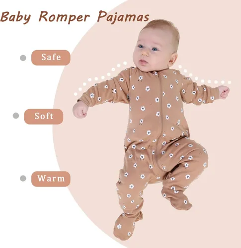 Miniatura 22 de DDY Traje de nieve para bebé niña niño de 0 a 3 meses, chaqueta de plumón con capucha, mameluco para bebé, mameluco para invierno, color gris