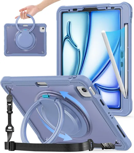 Miniatura 12 de BATYUE Funda para iPad Air de 11 pulgadas M3/M2 (2025/2024), Air 5th/4th 10.9 pulgadas (2022/2020), Pro 11" 4th/3rd/2nd/1st, funda a prueba