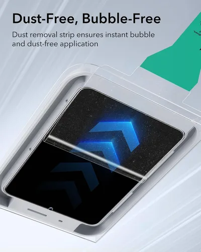 Miniatura 5 de ESR Paquete de 2 protectores de pantalla para iPad mini 7ª generación (A17 Pro, 2024) y 6ª generación (2021), película de vidrio templado 9H