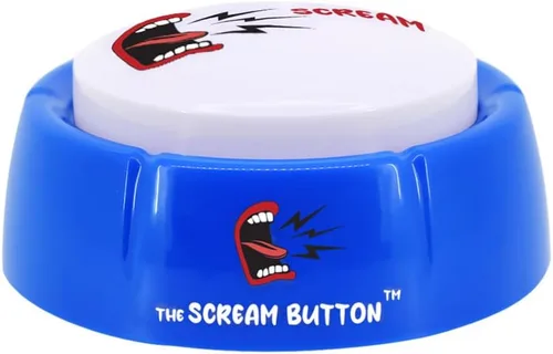 Miniatura 3 de Talkie Toys Products The Scream Button - Botón de voz para hombre y mujer, botón parlante divertido, juguete para hablar para aliviar el estrés y más