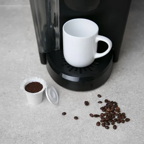 Miniatura 5 de Filtros desechables de café de papel, 100 unidades, compatibles con máquinas Keurig, K-Cup y otras tazas K reutilizables para cafeteras de una sola