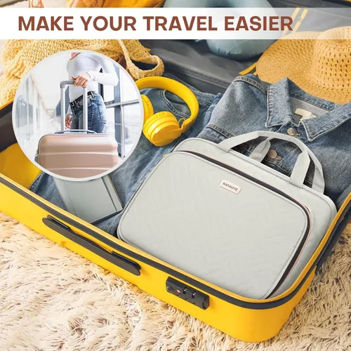 Miniatura 7 de Neceser de viaje con organizador de joyas, Beige