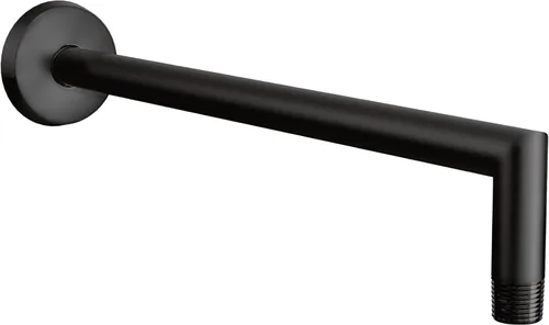 Miniatura 2 de Moen Arris S110BL - Brazo de ducha recto tipo lluvia negro mate de 14 pulgadas Cromado