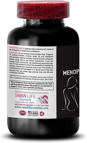 Miniatura 3 de Suplementos de menopausia para mujeres: alivio de la menopausia para sofocos, complejo de apoyo de la menopausia, fruta de castaño, sudores