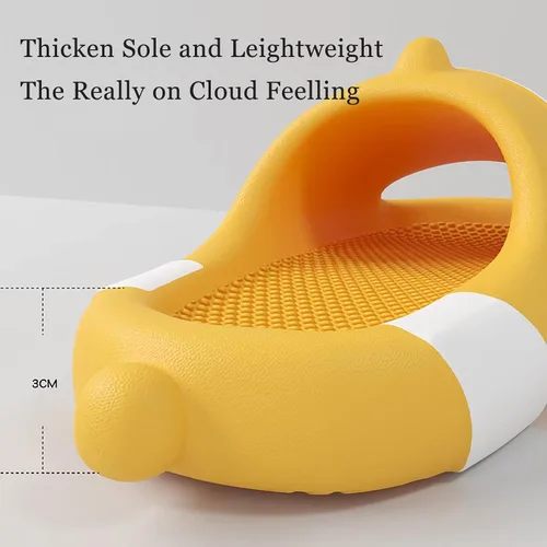Miniatura 5 de Jerzmy Cute Clown Fish Cloud Slides for Boy Girl Kids Toddler, Soft Novelty Funny Animals House Slippers Non-Slip Beach Shoes for Indoor Outdoor