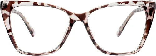 Gafas de lectura de ojo de gato para mujer, elegantes lectores de gran tamaño con bisagras de resorte 1.0 1.25 1.5 1.75 2.0 a 3.5 4.0 Leopardo
