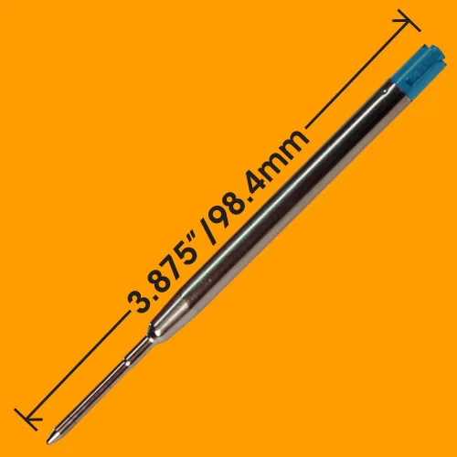 Miniatura 2 de Repuestos compatibles con pluma Parker, paquete de 6 unidades, Azul Gel Gel Parker Azul - 6