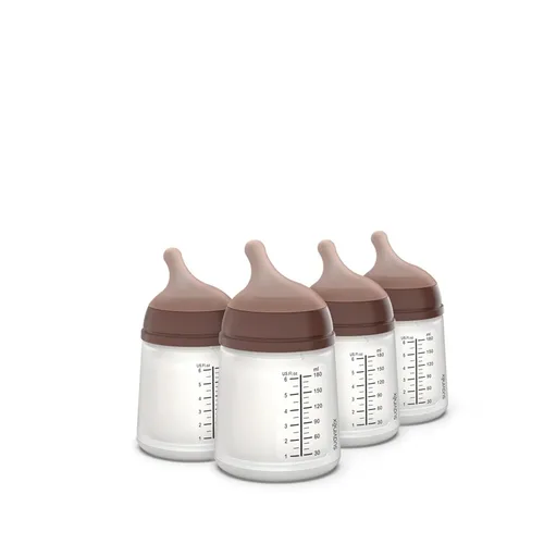 Miniatura 19 de Suavinex Zero Zero - Biberón anti cólico para bebé, marca española de biberones no 1, minimiza el rechazo del biberón y la confusión del pezón, Claro